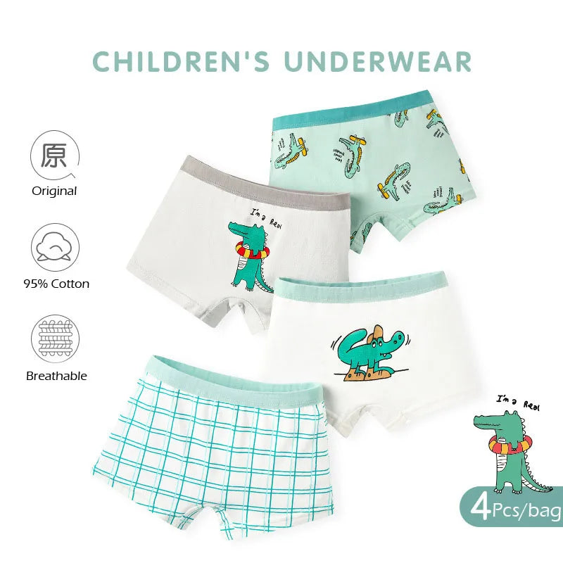 New 95% cotton boys underwear