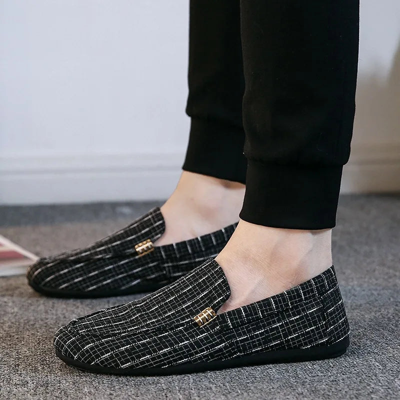 Men's Walking Casual Light Canvas Youth Shoes