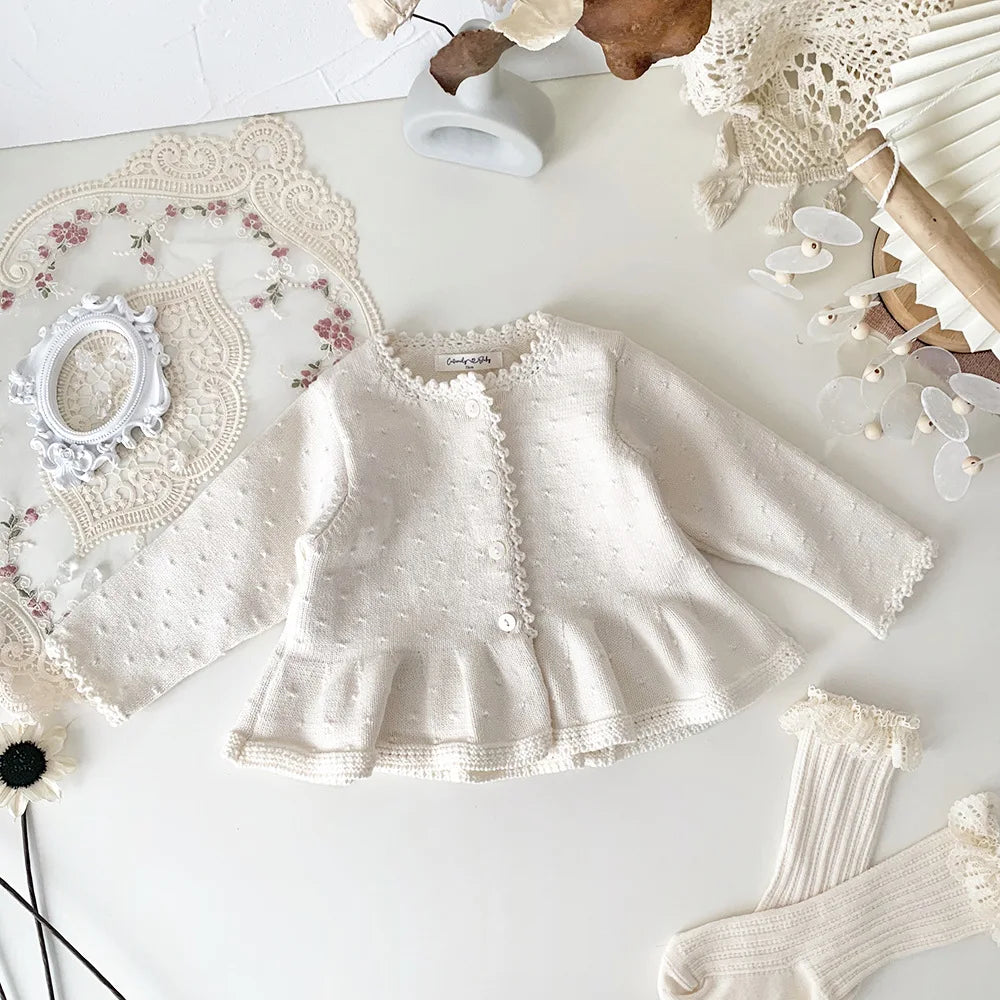 Toddlers Girls Knitted Cardigan Coats