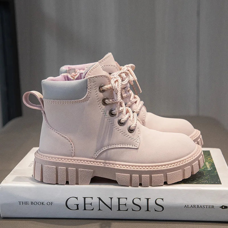 New Fashion Boy Girl Short Boots