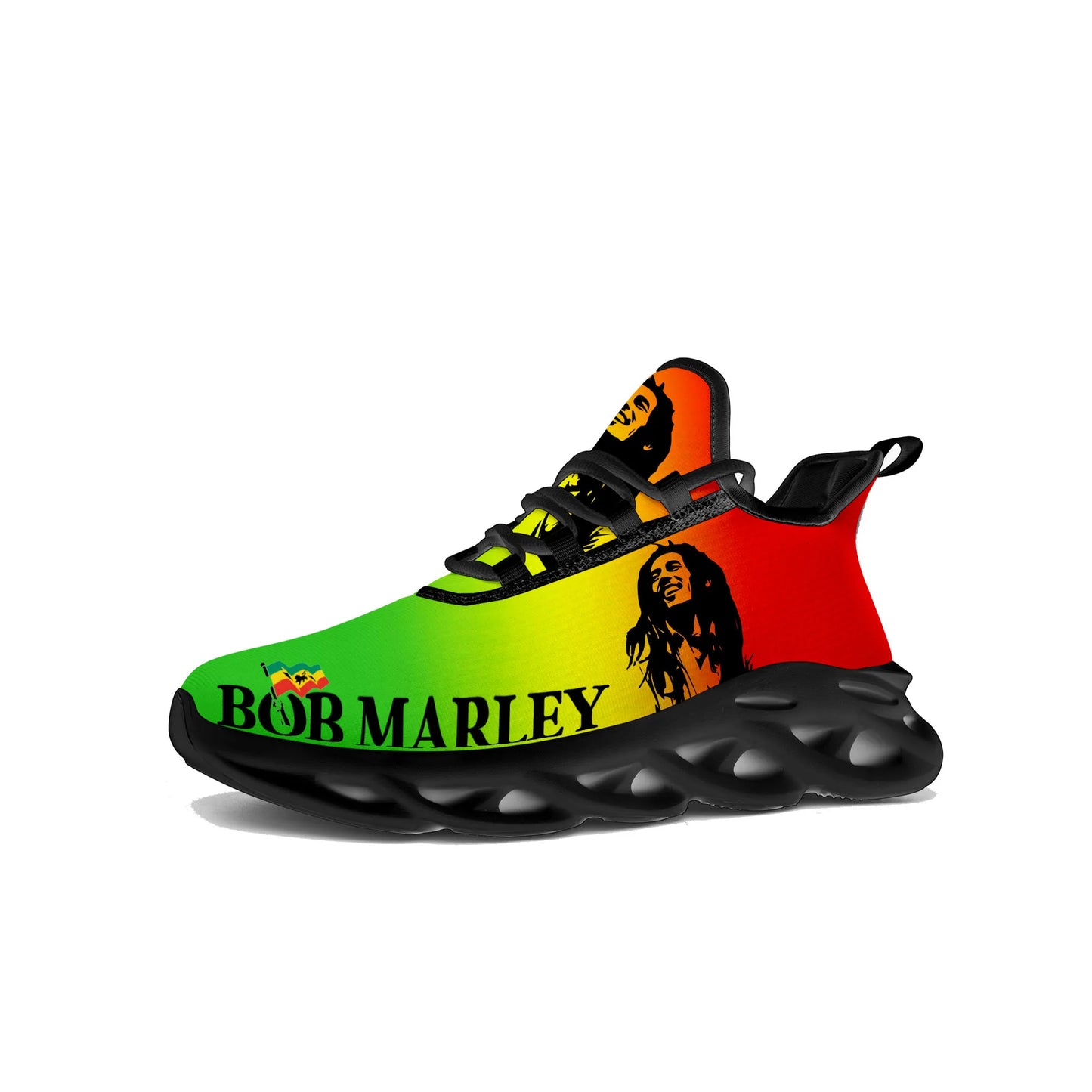 Reggae Rock Music Star Bob Marley Flats Sneakers