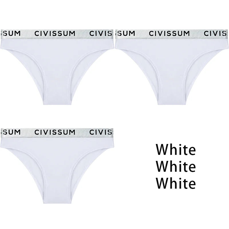 3PCS/Set Women 100% Cotton Panties