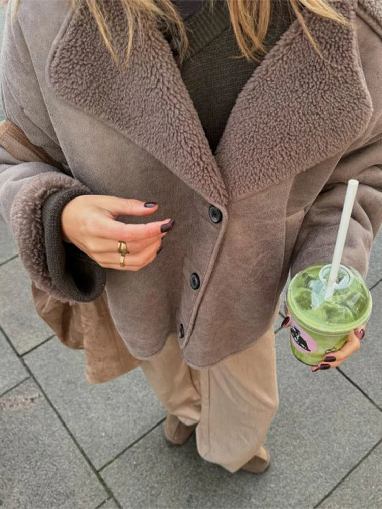 New Lamb Wool Suede Jacket