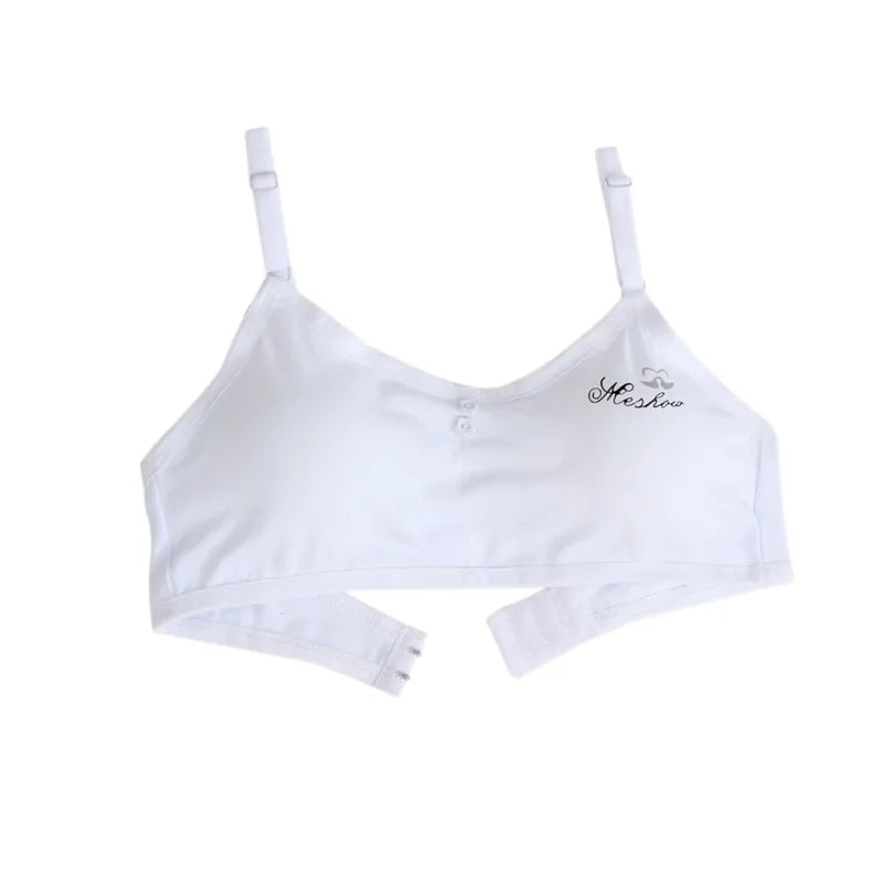Children Cotton Solid Soft Cotton Intimates Bra