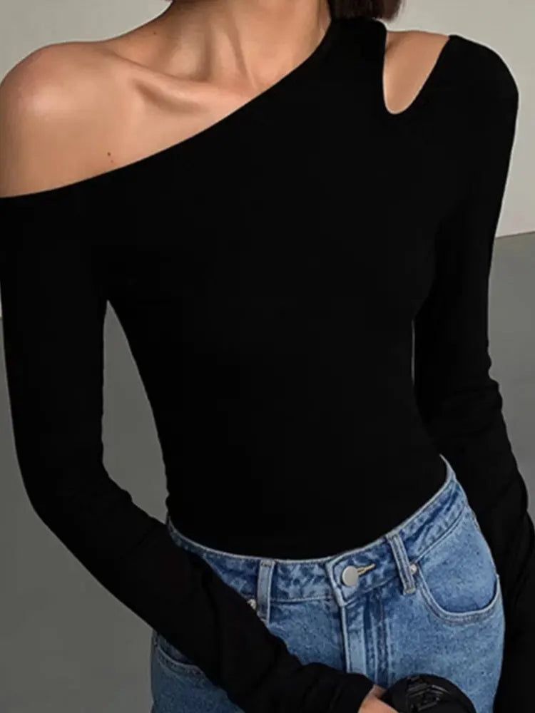 Women Spring New Solid Slim Fit Crop Top