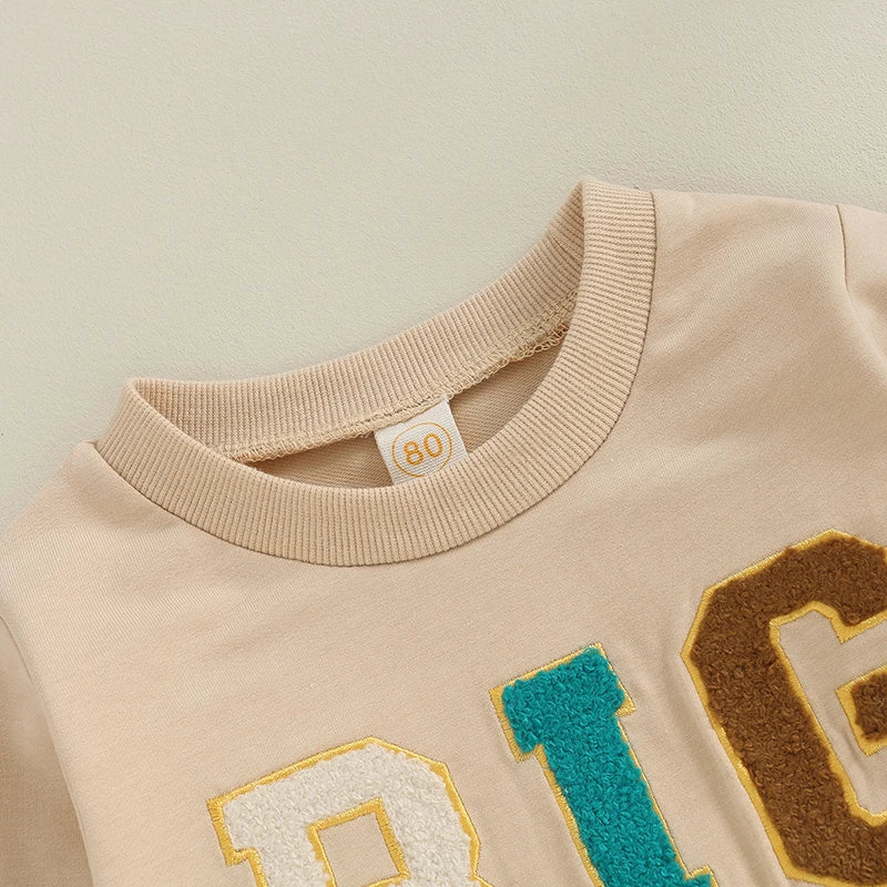 6M-4Y Toddler Baby Boy Big Sweatshirt