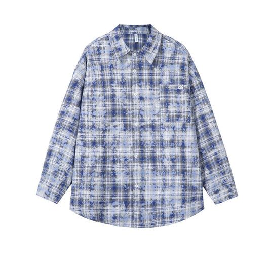 Neue Ankunft Frühling Sommer Tasche Plaid Straße Männer Shirts