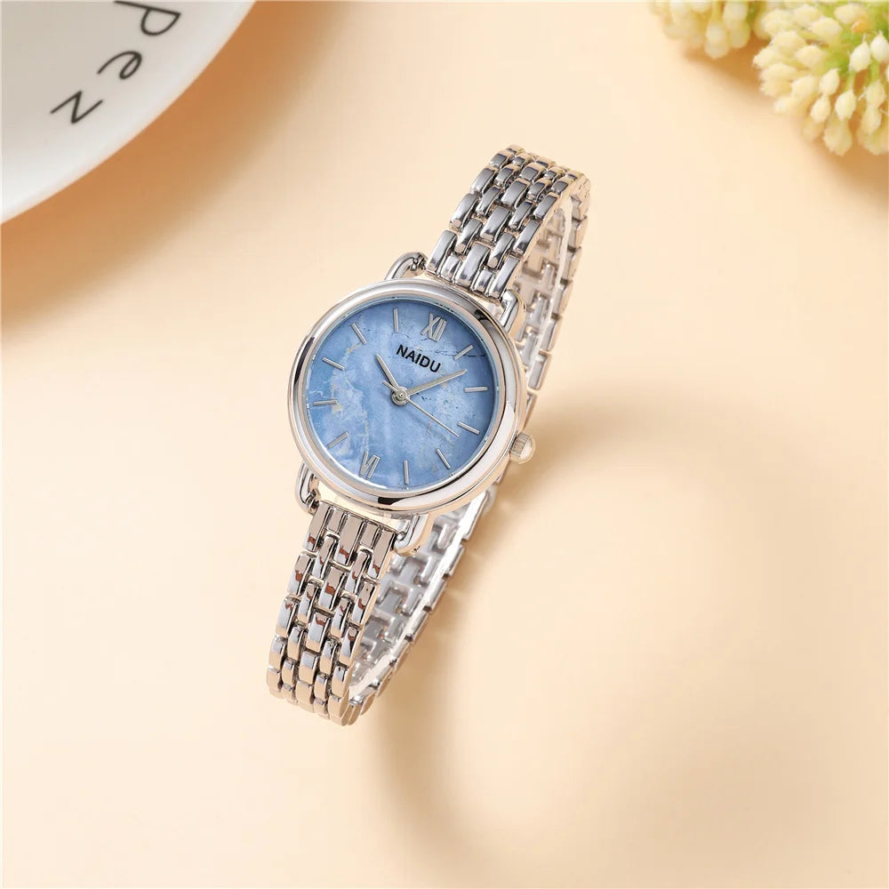 New fashion Marble grain dial quartz wrist watch