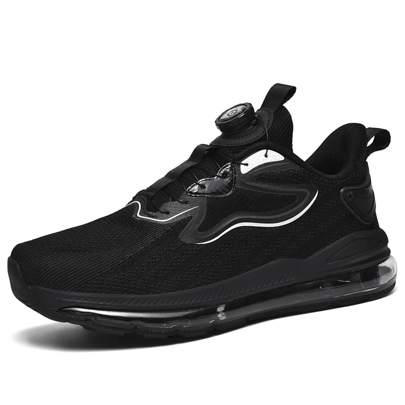 Men's Rotating Button Knitted Air Cushion Extra Large Shoes
