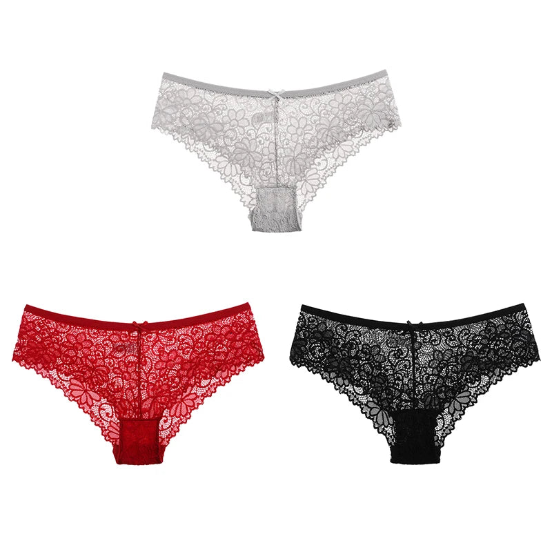 Women Briefs Sexy Full Lace Panties