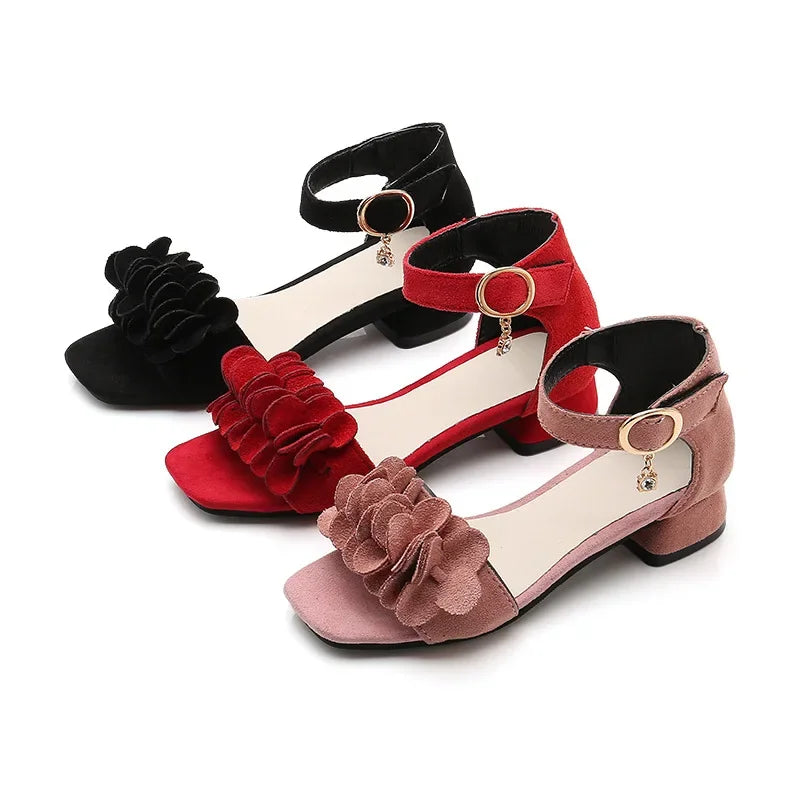 New Wedding Party Summer Chic Girls Causal Flower Sandals