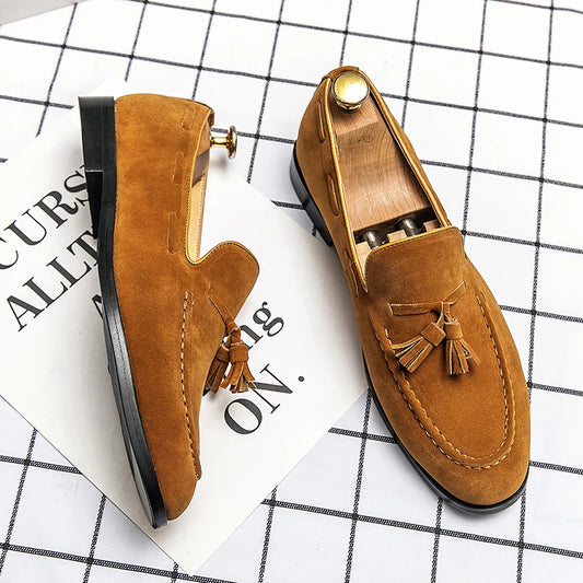 Mens Slip on Footwear Male Comfortable Driving Shoe