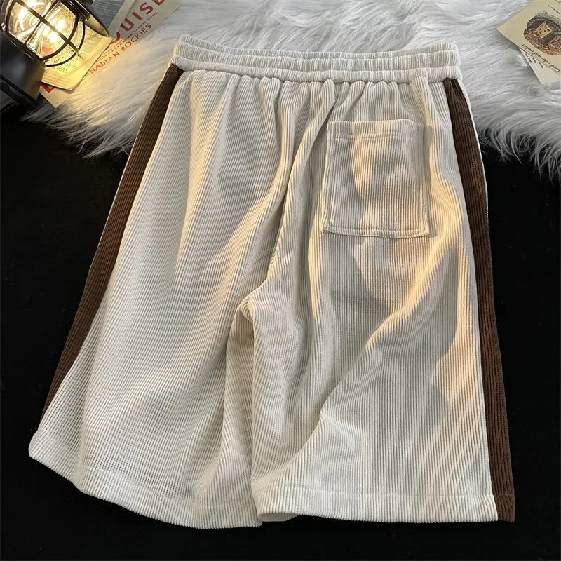 Männer Amerikanische Retro Lose Gerade Kurze Hosen
