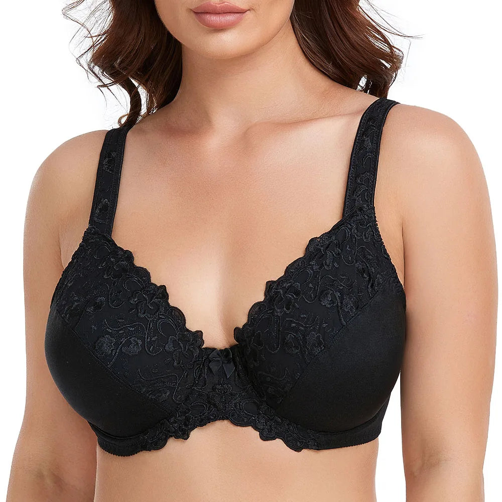 New Women Plus Size Sexy Thin Bra