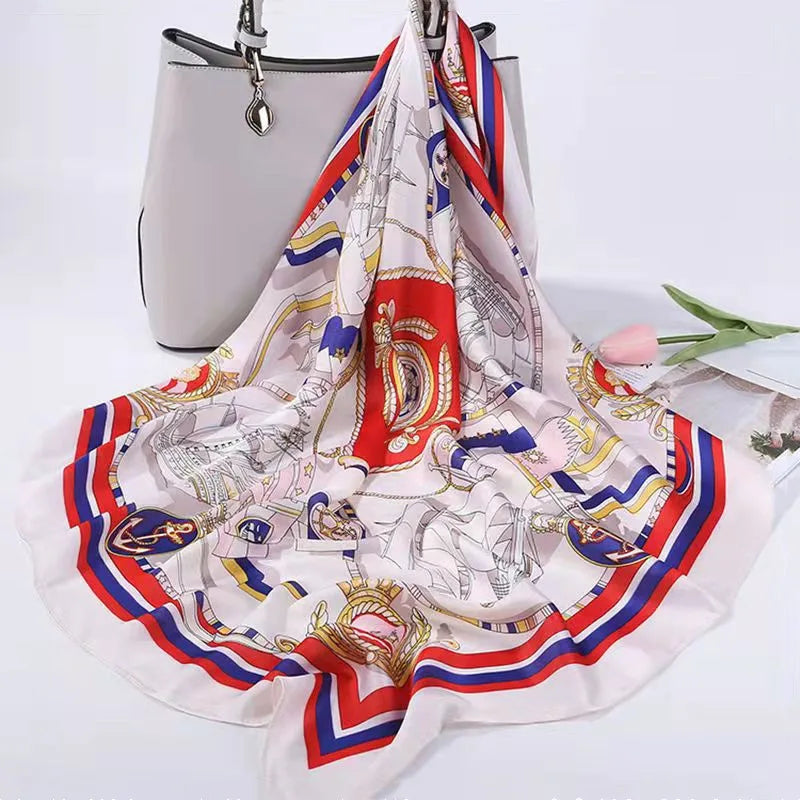 2025 Luxury Silk Shawl Square Scarf
