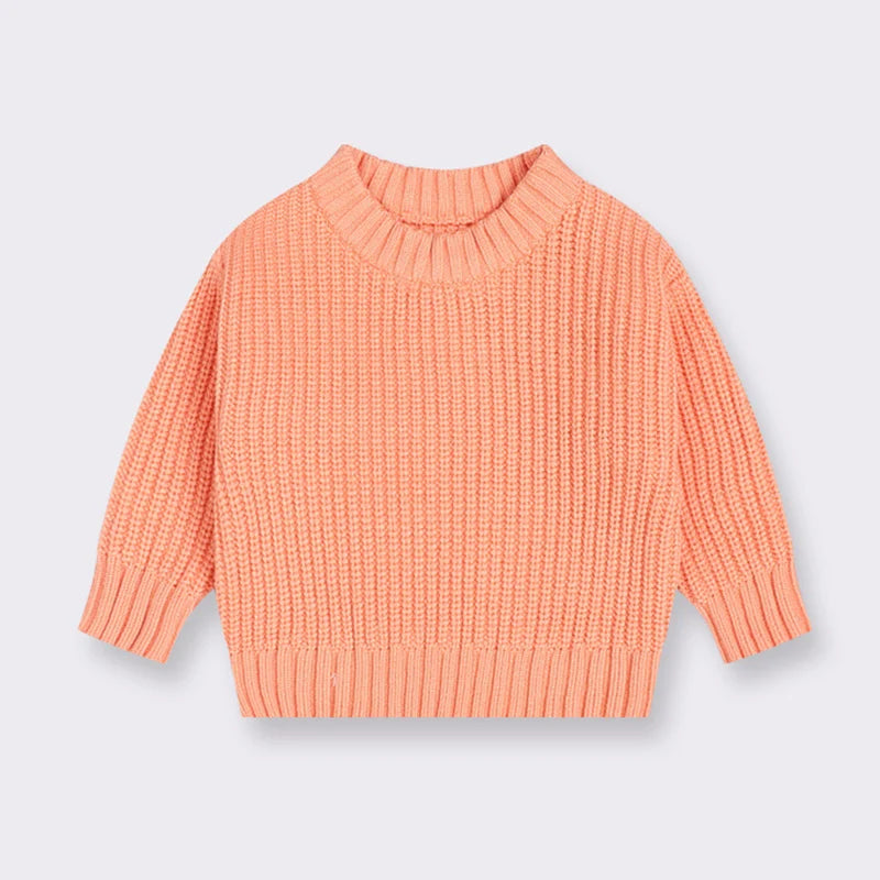 Kids Cotton Soft Winter Long Sleeve Pullover Tops