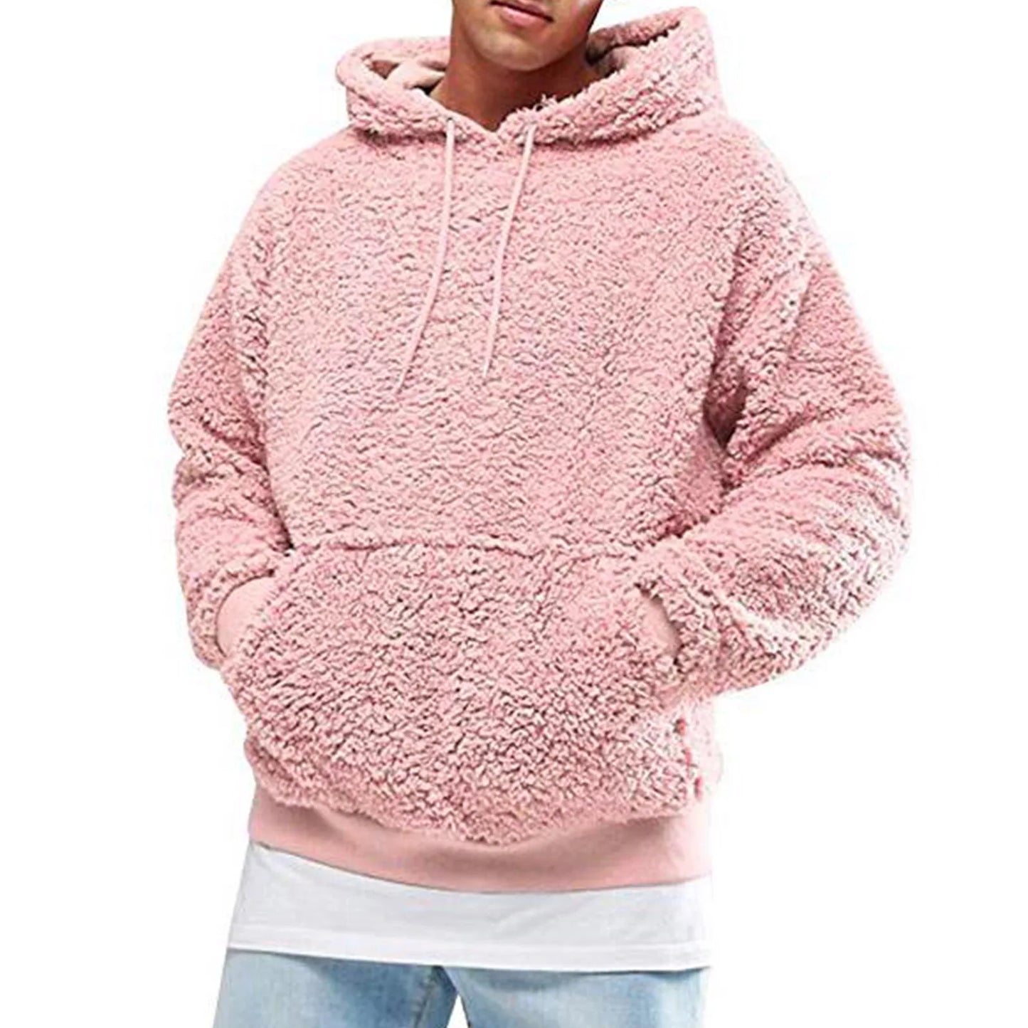 Herbst Winter Herren Sherpa Hoodie