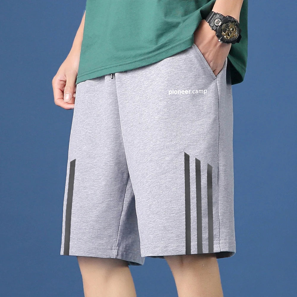 Summer Men's Casual Comfortable Knitted Five-Point Pants
