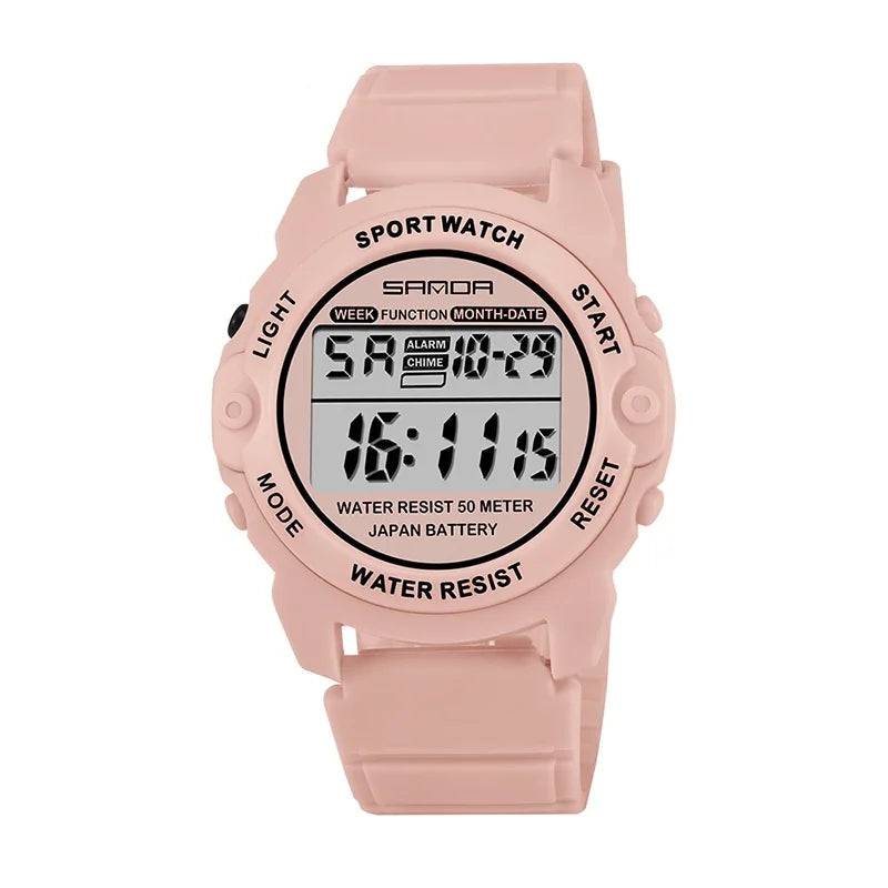 Women Fashion Casual Waterproof LED Digital Watch