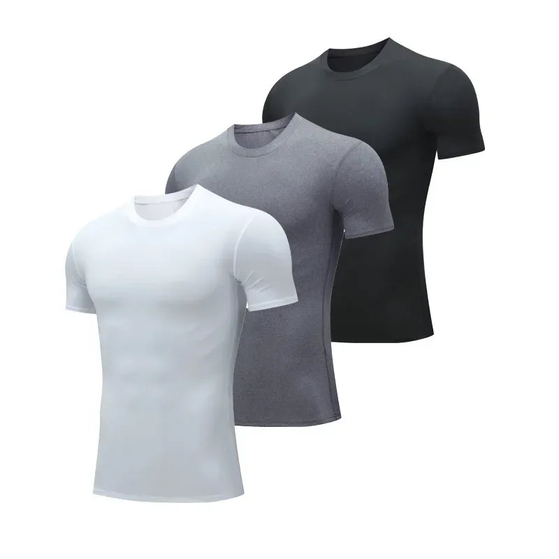 Kurzärmliges Sport-Fitness-T-Shirt für Herren