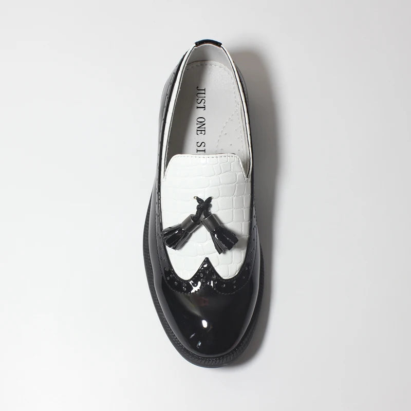 New British Style Boys Leather Shoes