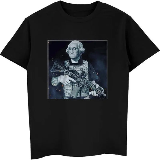 Heißer Verkauf George Washington 1776 Verfassungs T-shirt Männer Kurzarm