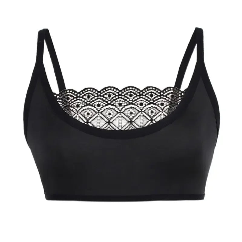 Women Bandeau Slim Sexy Solid Colour Tanks Underwear