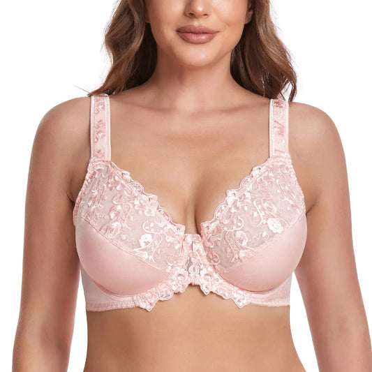 2025 New Women Large Cup Minimizer Bra