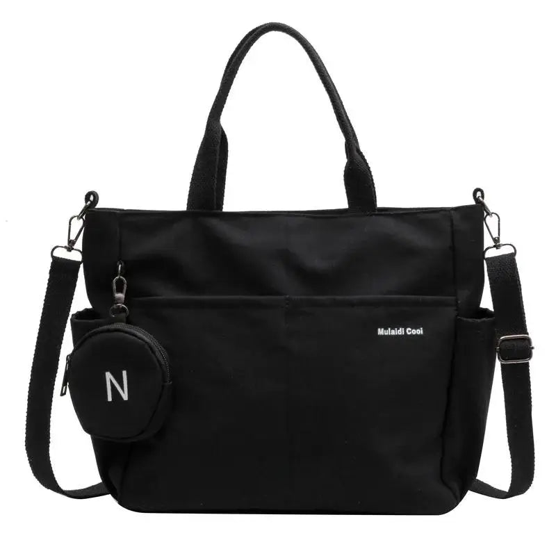 Ins Lazy Wind Nylon Womens Handbag Large Capacity Waterproof Shoulder Bag