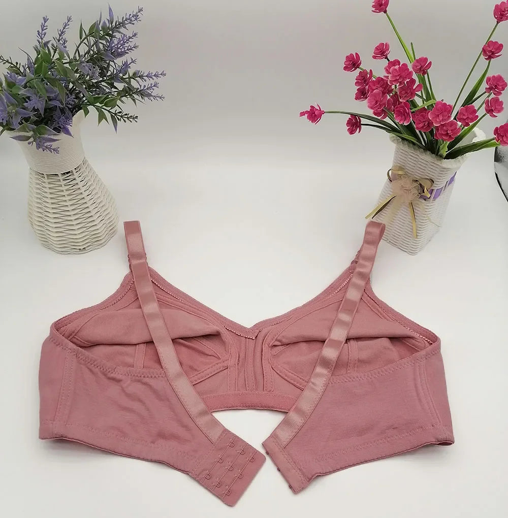 Women 38C-50F Deep V Bralette Lace Bra