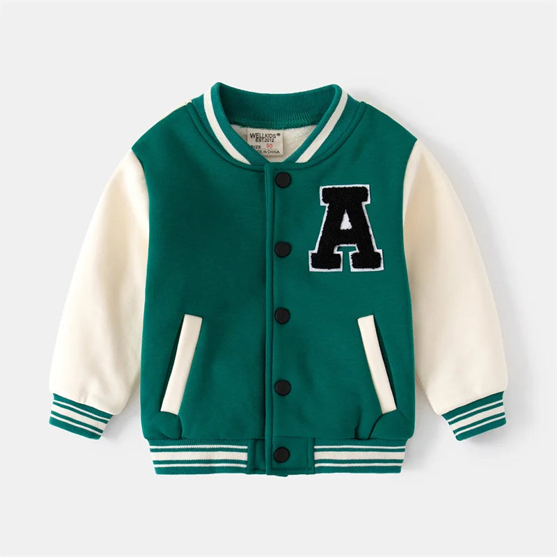 New Children Spring Autumn Sports Coat