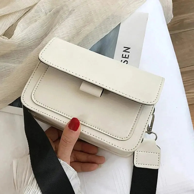 Classic Designer PU Leather Crossbody Bag for Women
