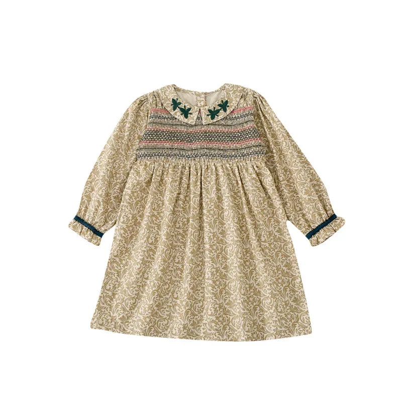 Neues besticktes Prinzessinnenkleid für Blumenmädchen