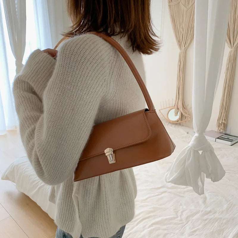 Damen Retro Handtasche PU Leder