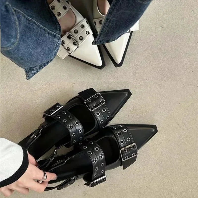 Women's Pumps Rivet Street Style Medium Heel