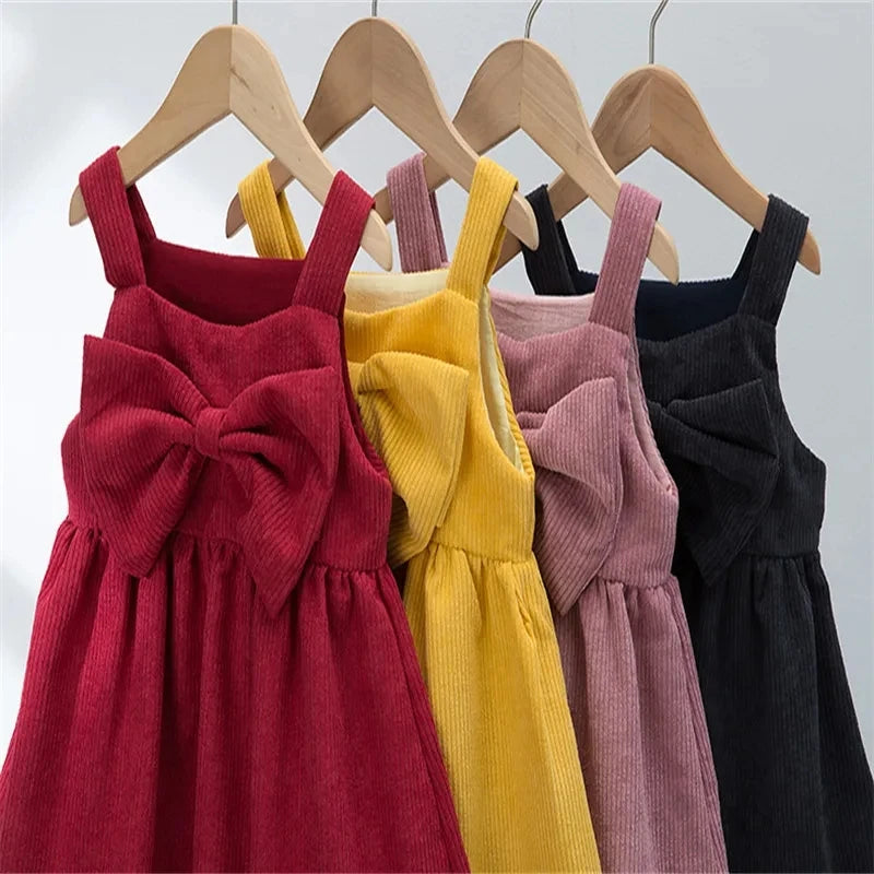 Autumn Winter New Casual Korean Baby Sling Princess Dress