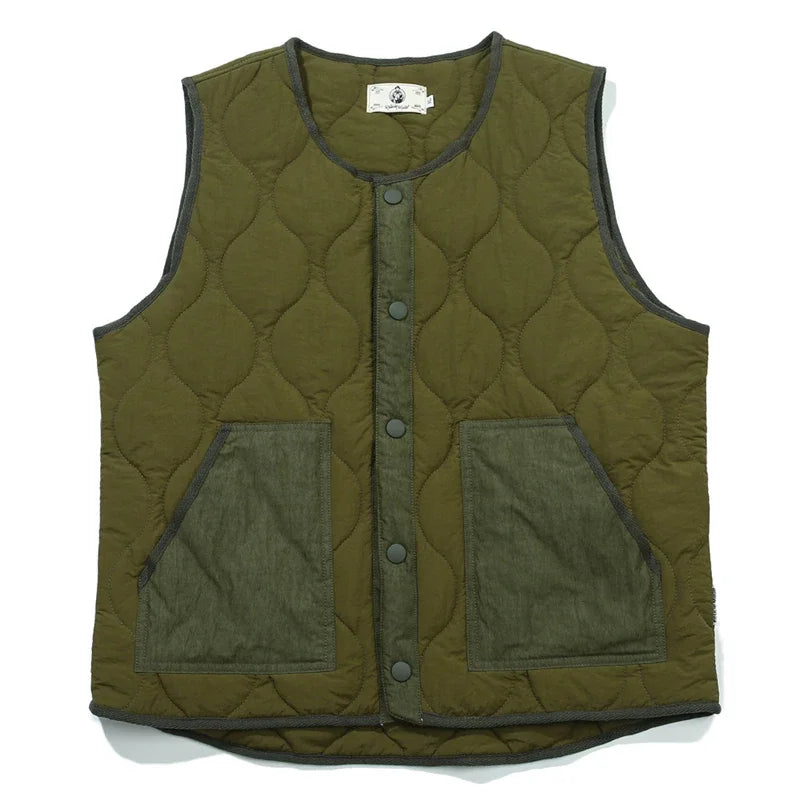 Ärmellose Steppjacke für Herren