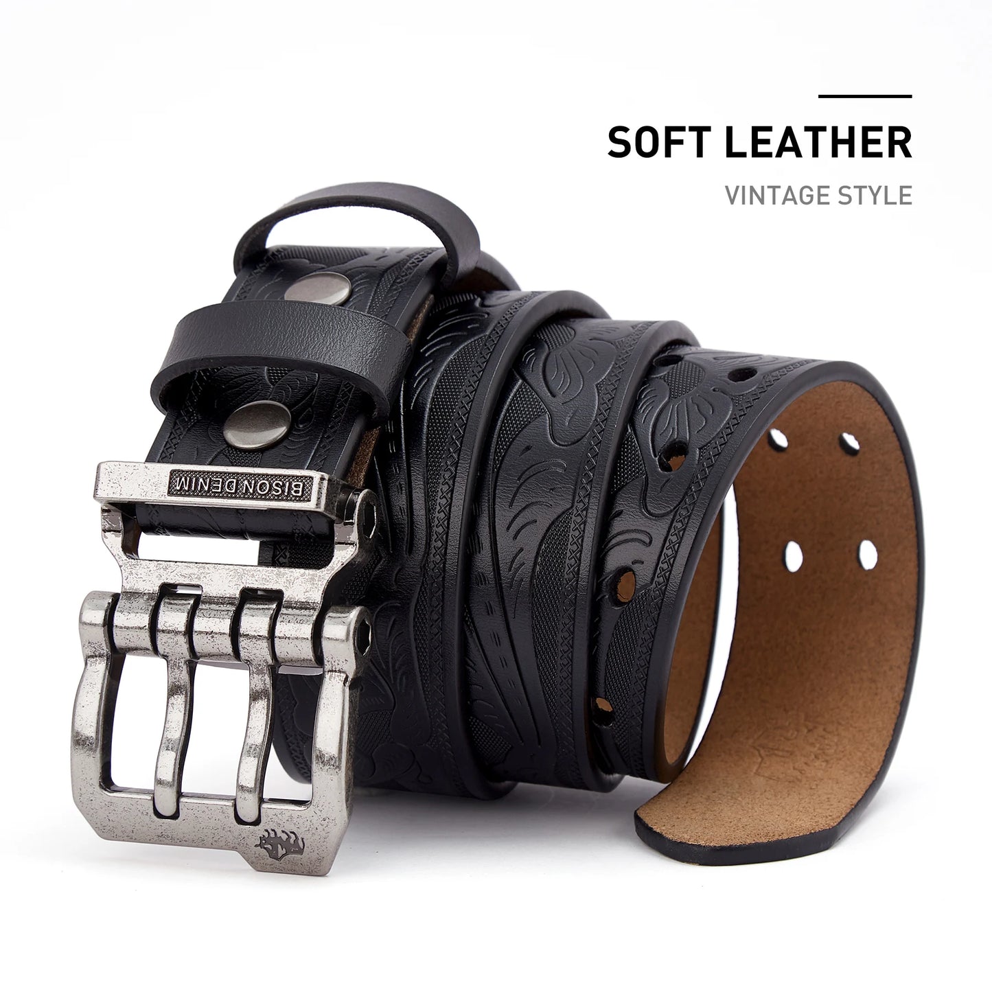 New Business Waist Straps Retro Pin Buckle Fancy Belt