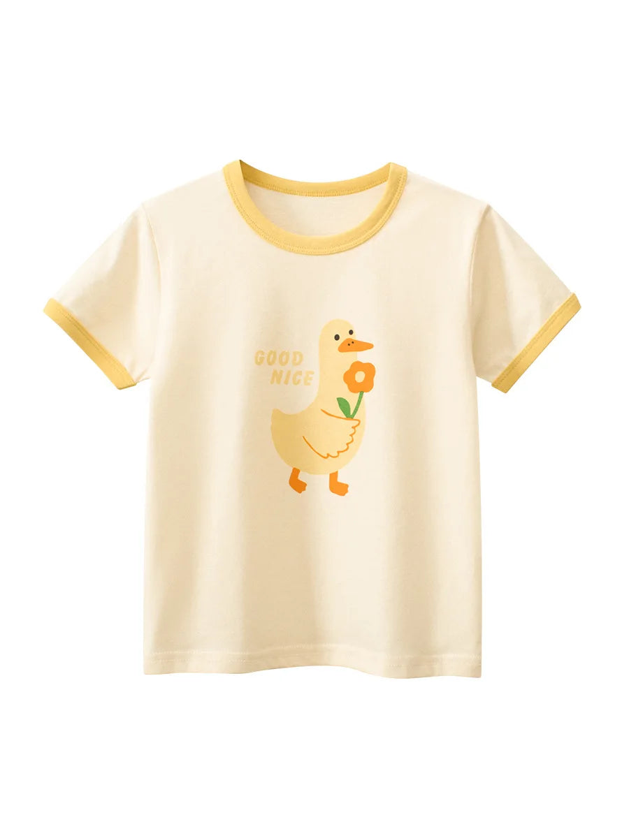 Sommer 2-8 Jahre Kinder Mädchen Shorts Ärmel T-shirts