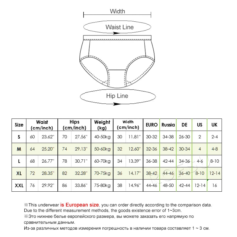 3 pcs/lot Cotton Menstrual Panties