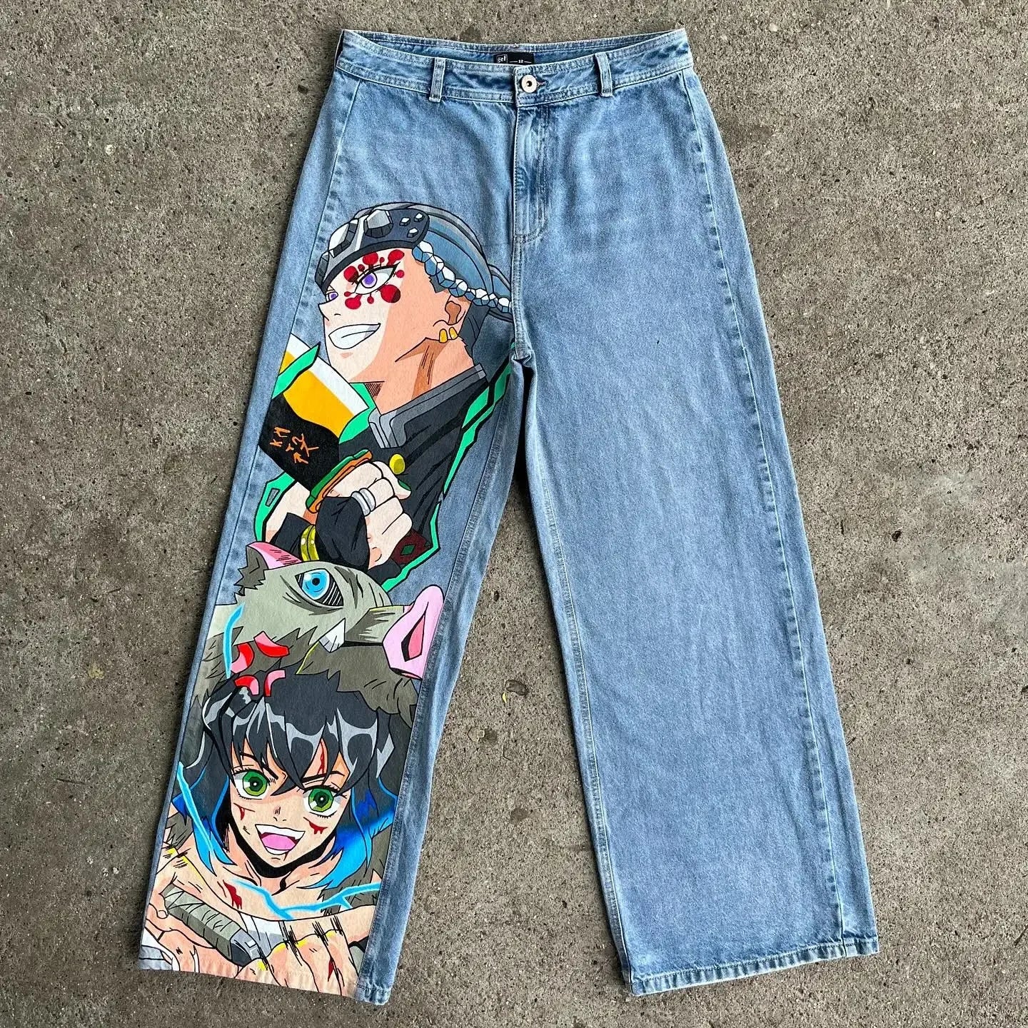 Herren Streetwear Vintage Pärchenhose