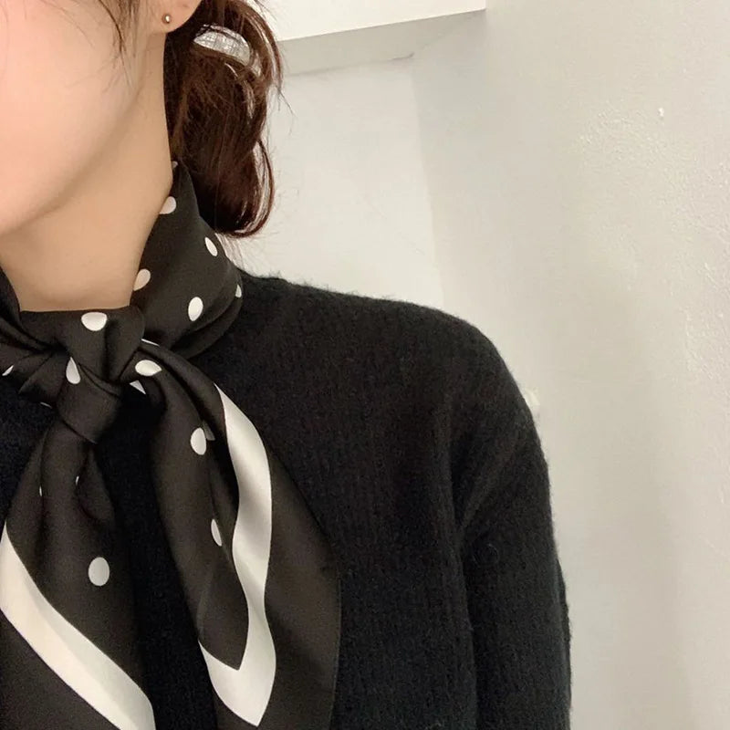 2025 New Spring Square Neck Scarf