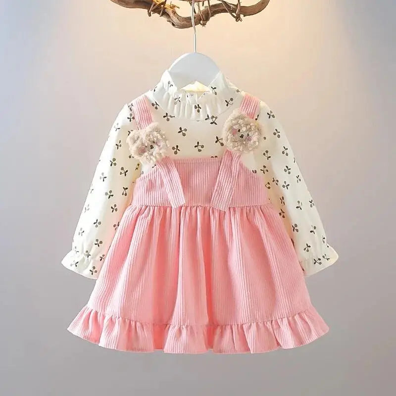 Langarmkleid für Mädchen