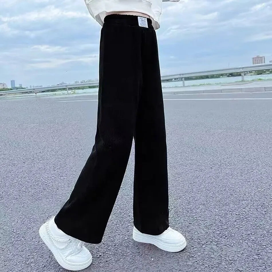 Children's Corduroy Casual Straight Leg Pants