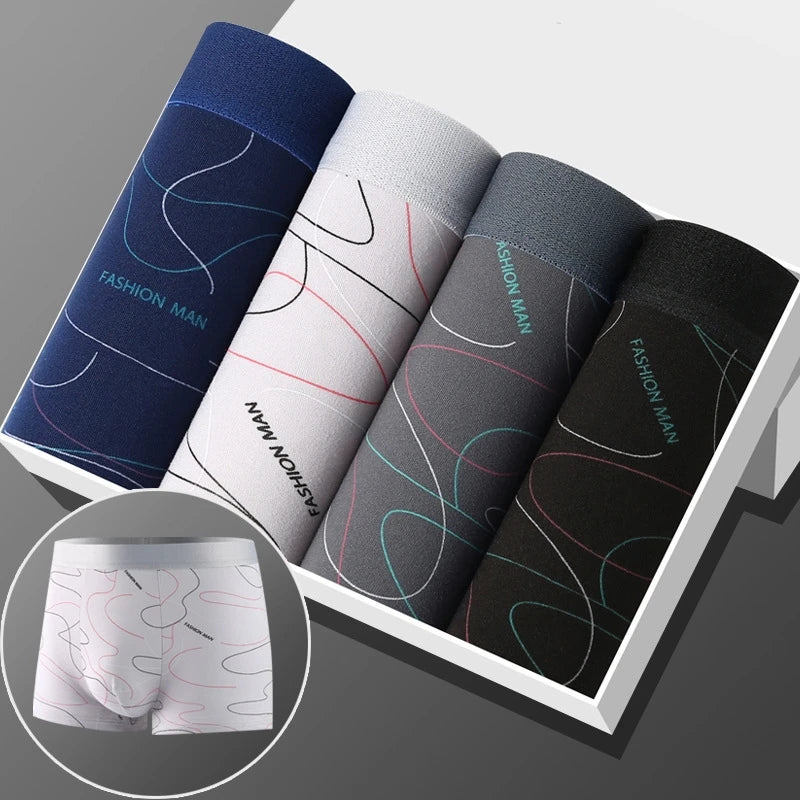 Stilvolle, robuste und atmungsaktive Herrenunterwäsche mit hohem Stretch und mittlerer Taille