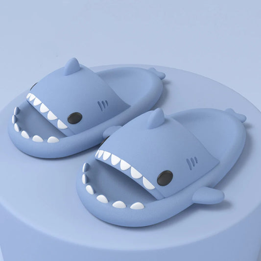 New Kids Shark Fashion Cartoon Slippers