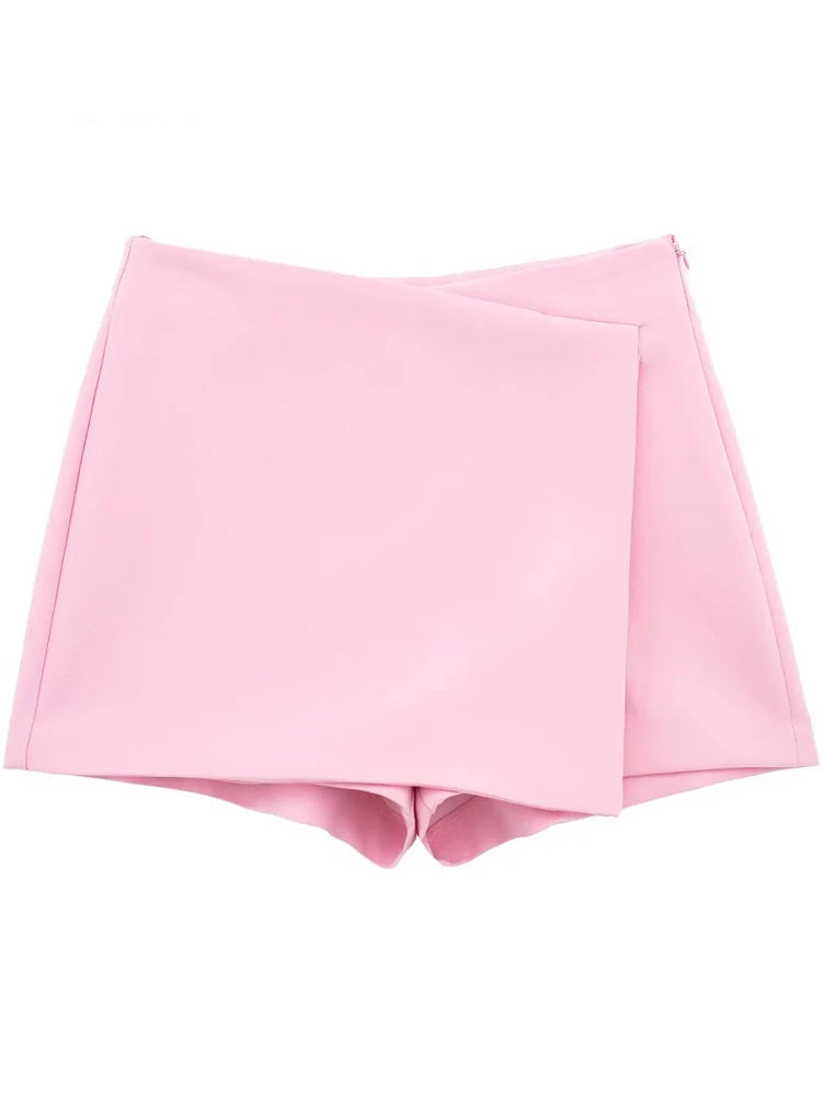 TRAF 2023 Kurze Wickelröcke mit hoher Taille