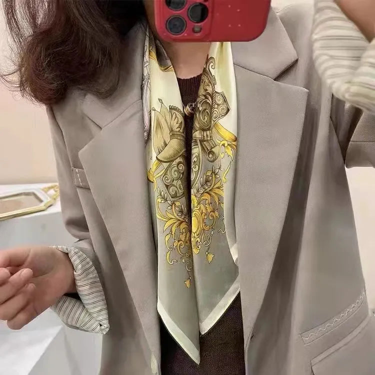 2025 Luxury Silk Shawl Square Scarf