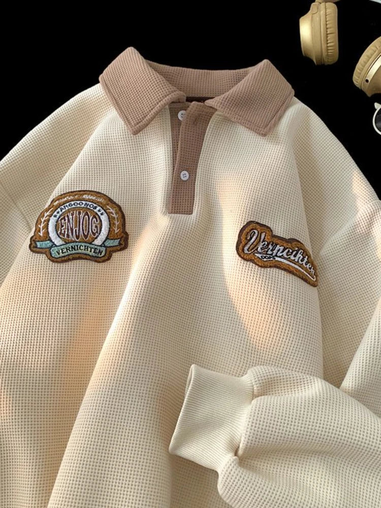 American Retro Heavyweight Long-sleeved Jacket