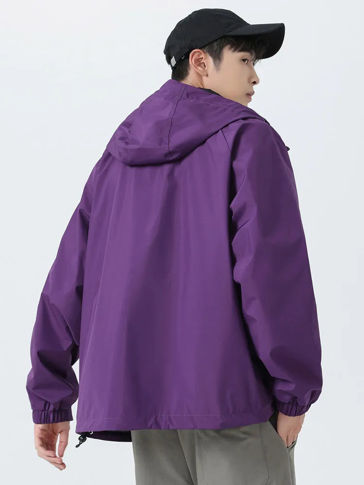 Neu Plus Größe Herren Windjacken Casual JackeXL